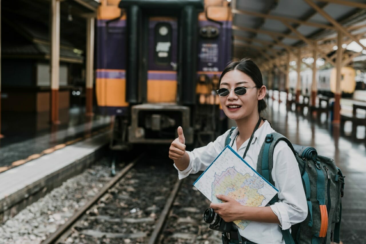 happy-women-traveling-on-the-train-vacation-travel-ideas